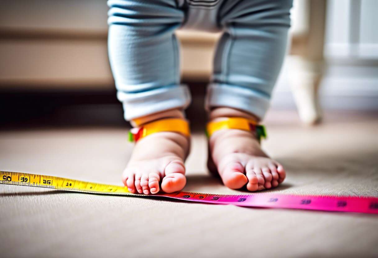 Comment mesurer les pieds de bébé à la maison : guide pratique